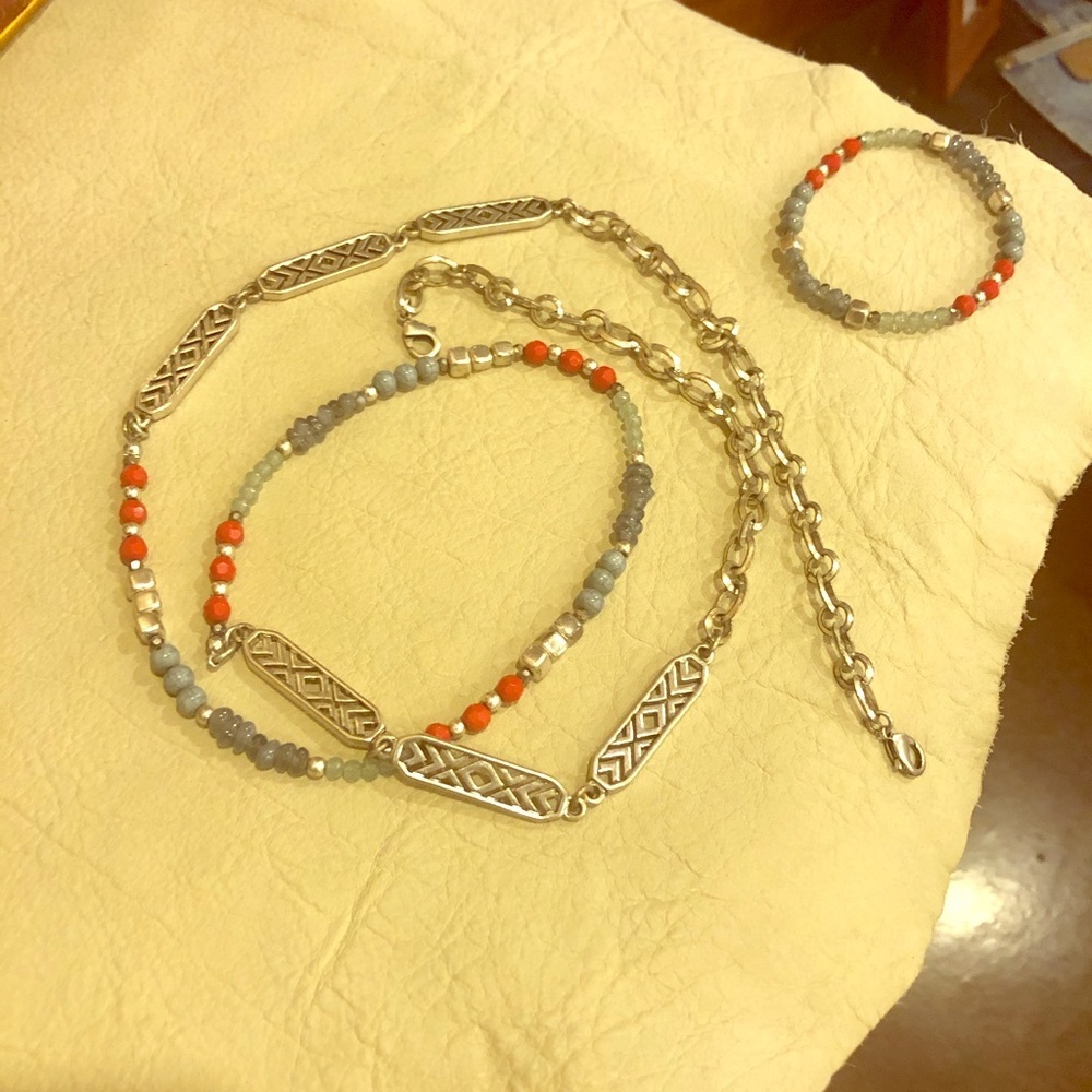 Premier Designs Necklace and Bracelet